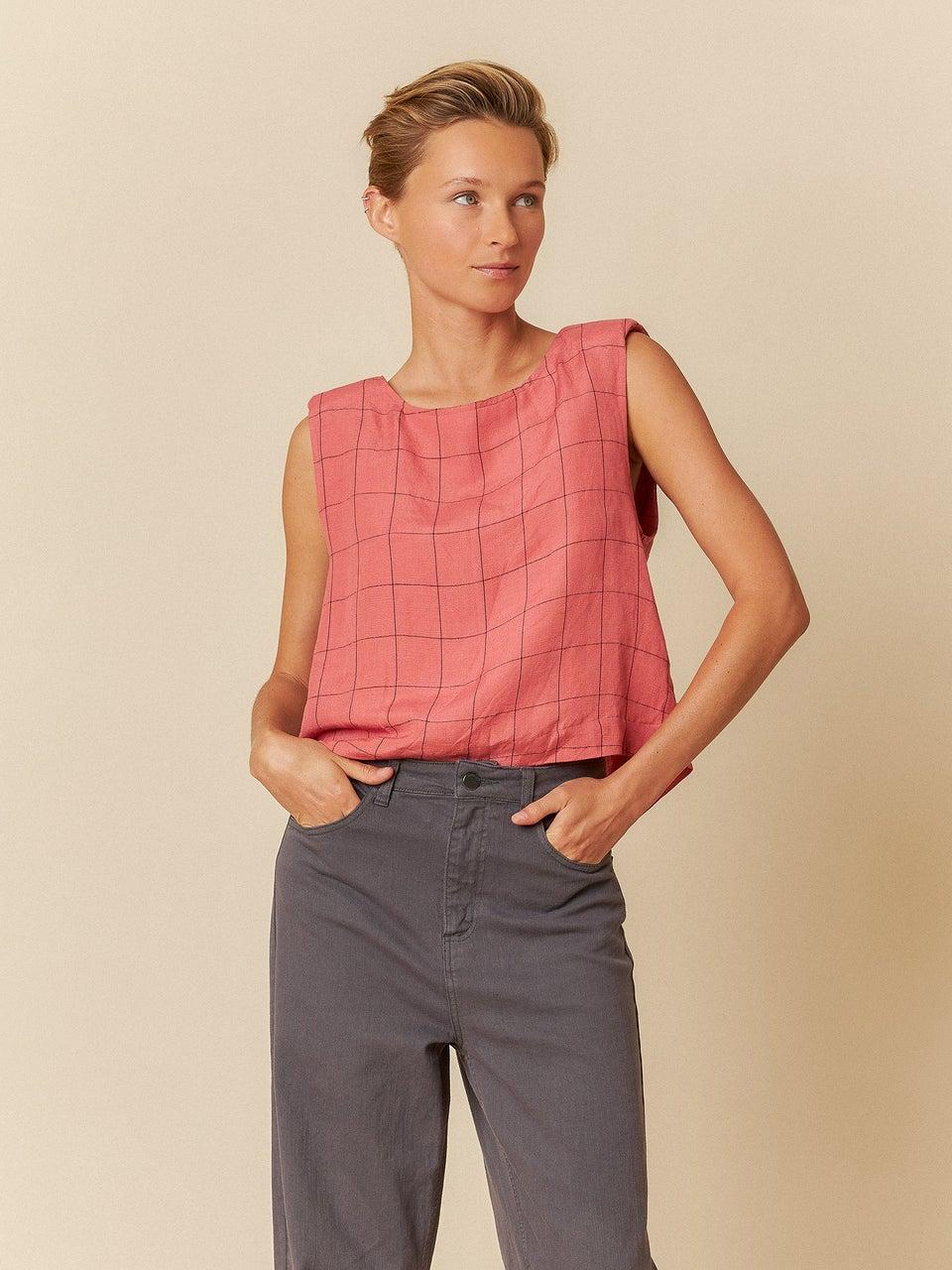 Indi & cold CROP TOP CUADRO VENTANA Envío gratis