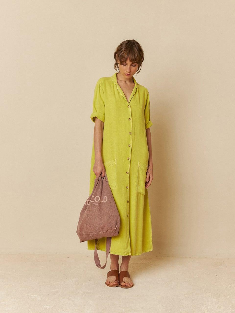 Indi & cold VESTIDO VISCOSA LINO