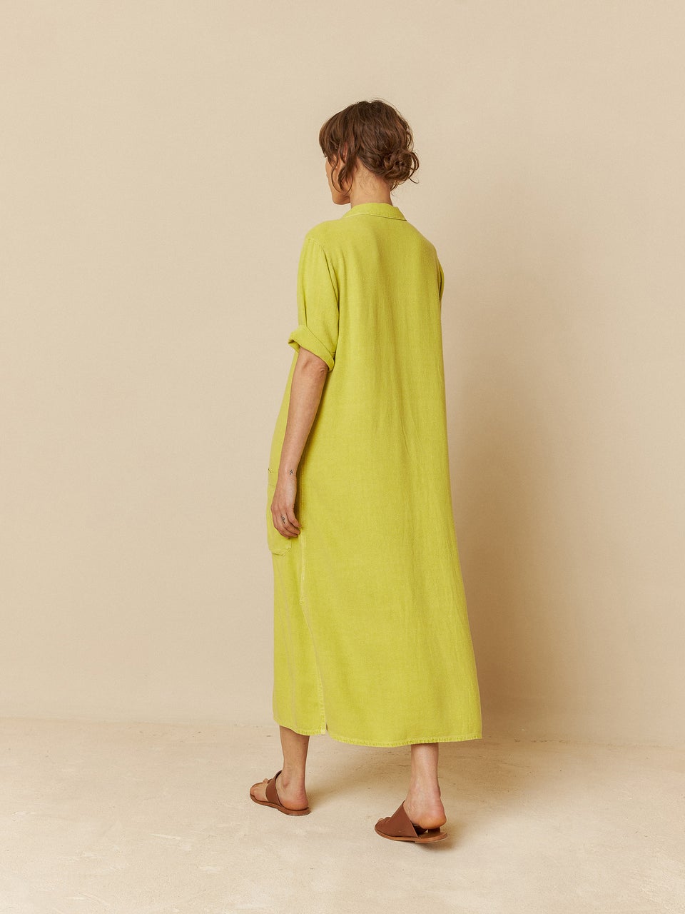 Indi & cold VESTIDO VISCOSA LINO Promoción trimestral