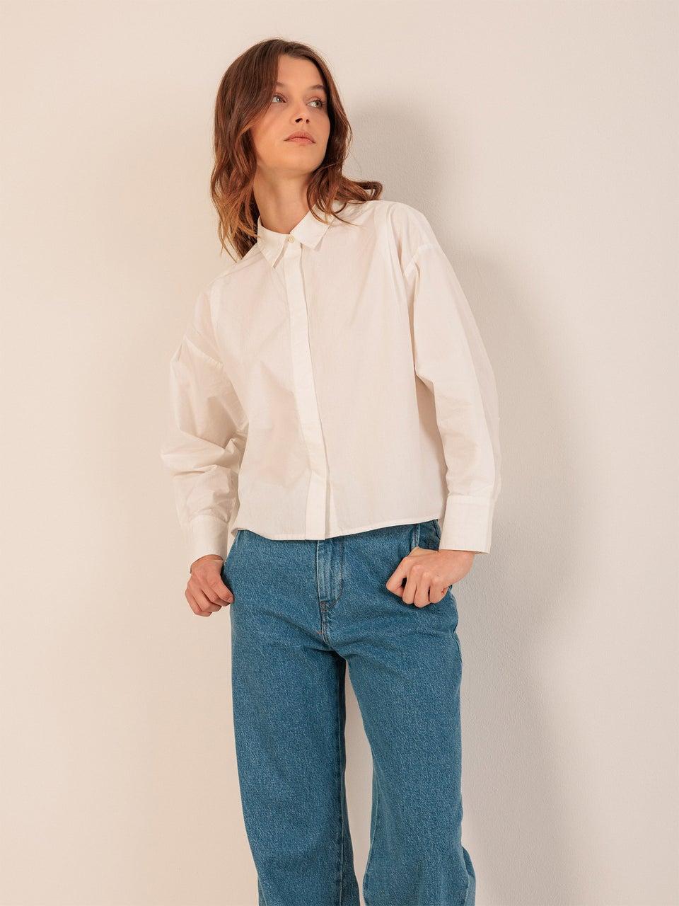 Indi & cold CAMISA CROP POPELÍN Solo queda un día