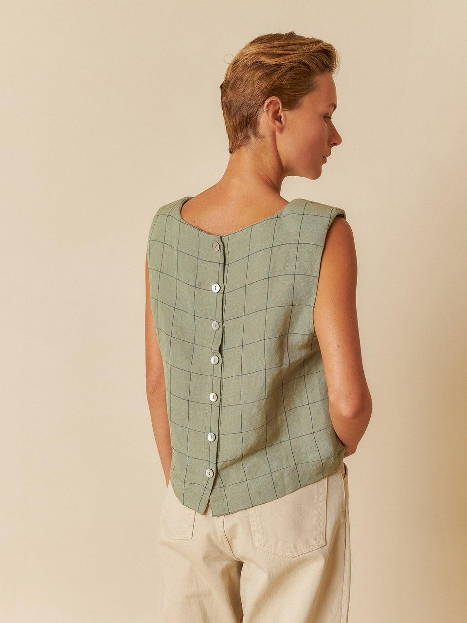 Indi & cold CROP TOP CUADRO VENTANA En oferta