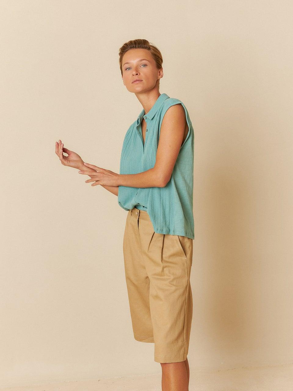 Indi & cold CAMISA LORE COMBINADA Oferta exclusiva