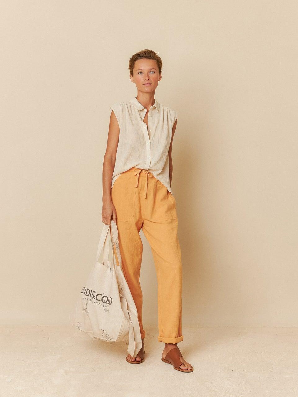 Indi & cold BOLSO SHOPPER FLOR 2025