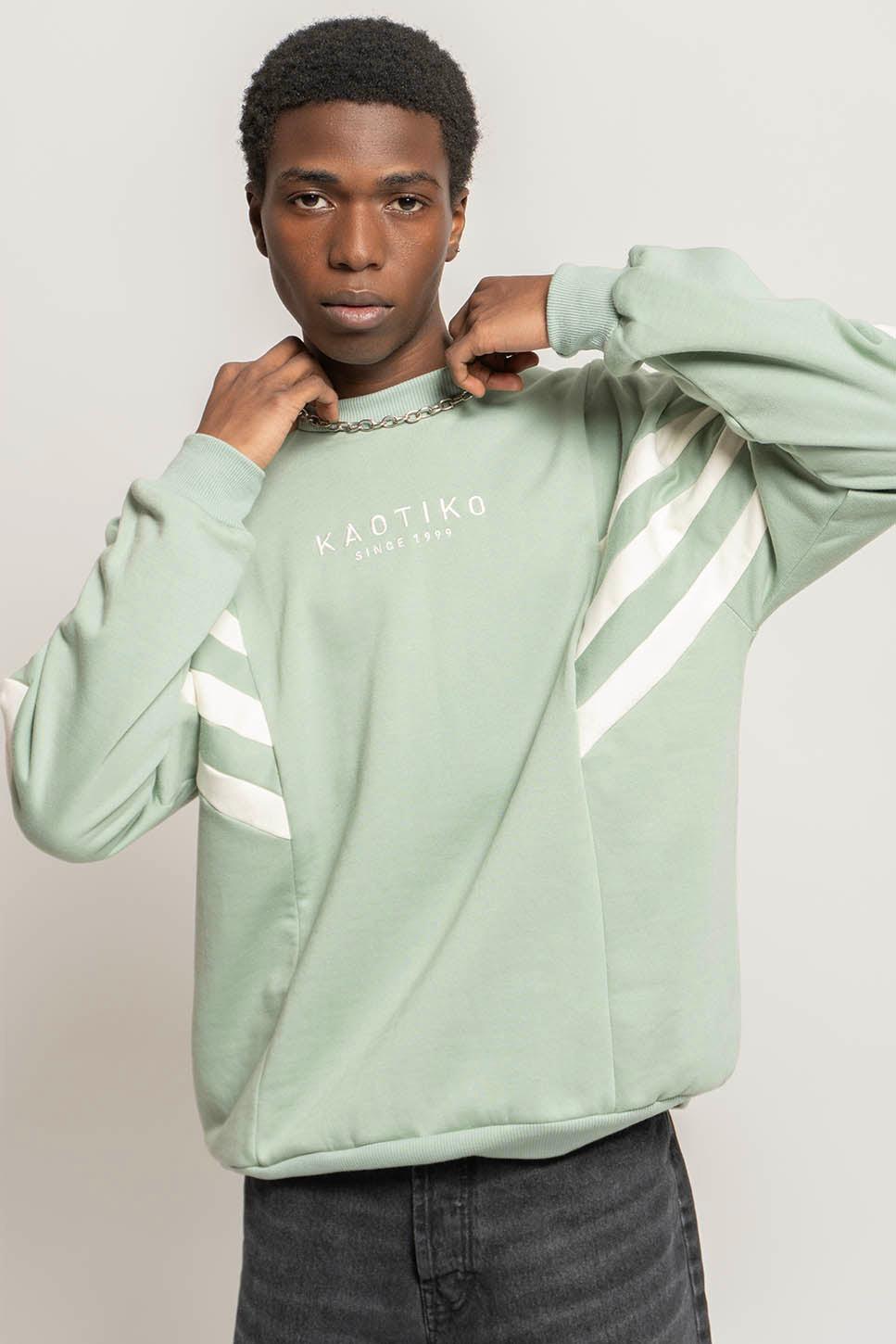 kaotiko Sudadera Chad Fresh Green / Ivory Solo queda un día