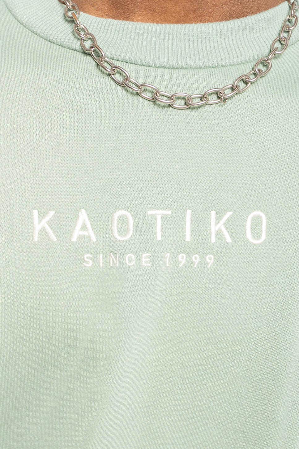 kaotiko Sudadera Chad Fresh Green / Ivory Solo queda un día