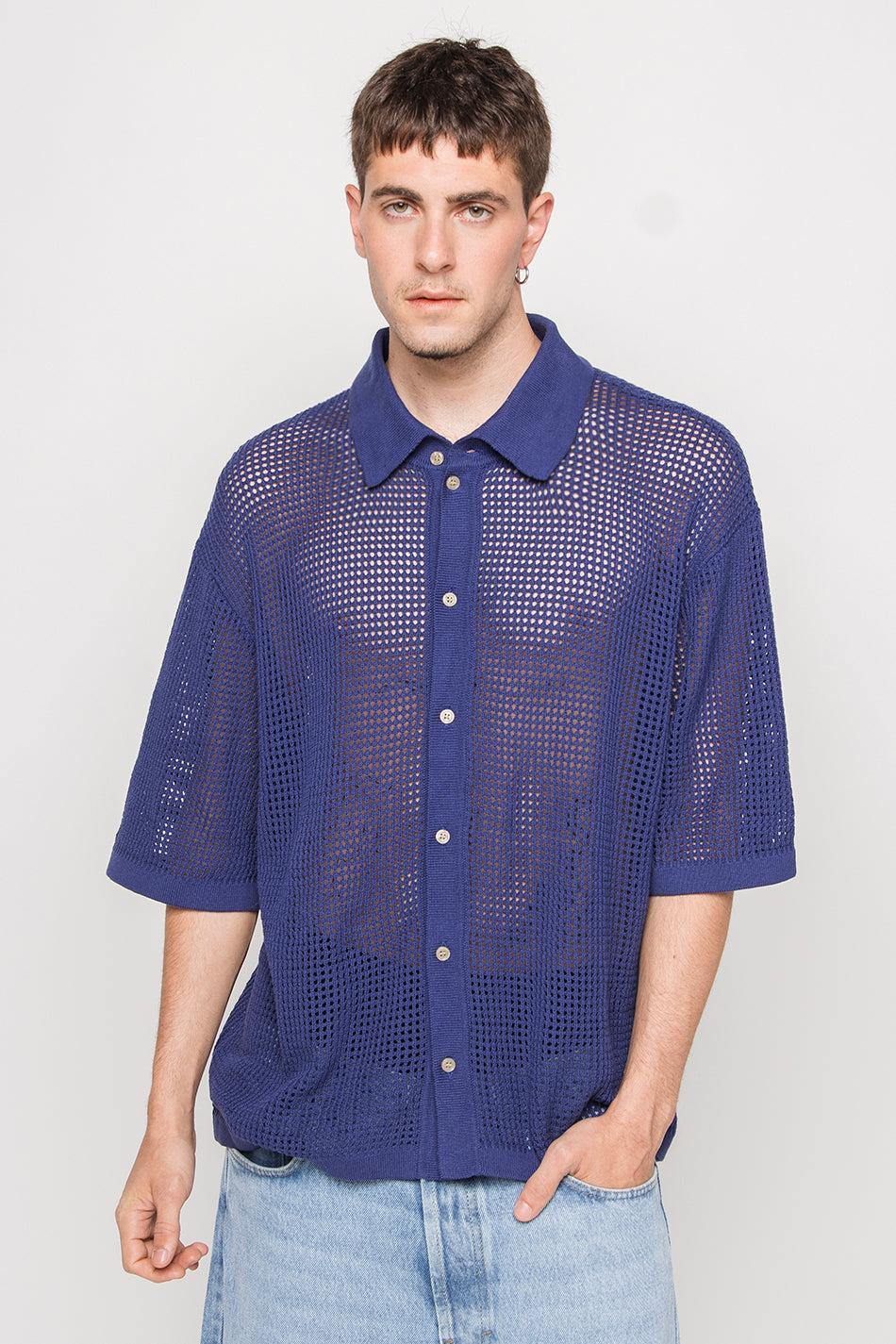 kaotiko Polo Crochet Water Navy Oferta exclusiva