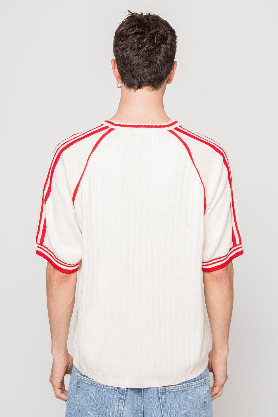 kaotiko Polo Vintage Ivory/ Red Última moda