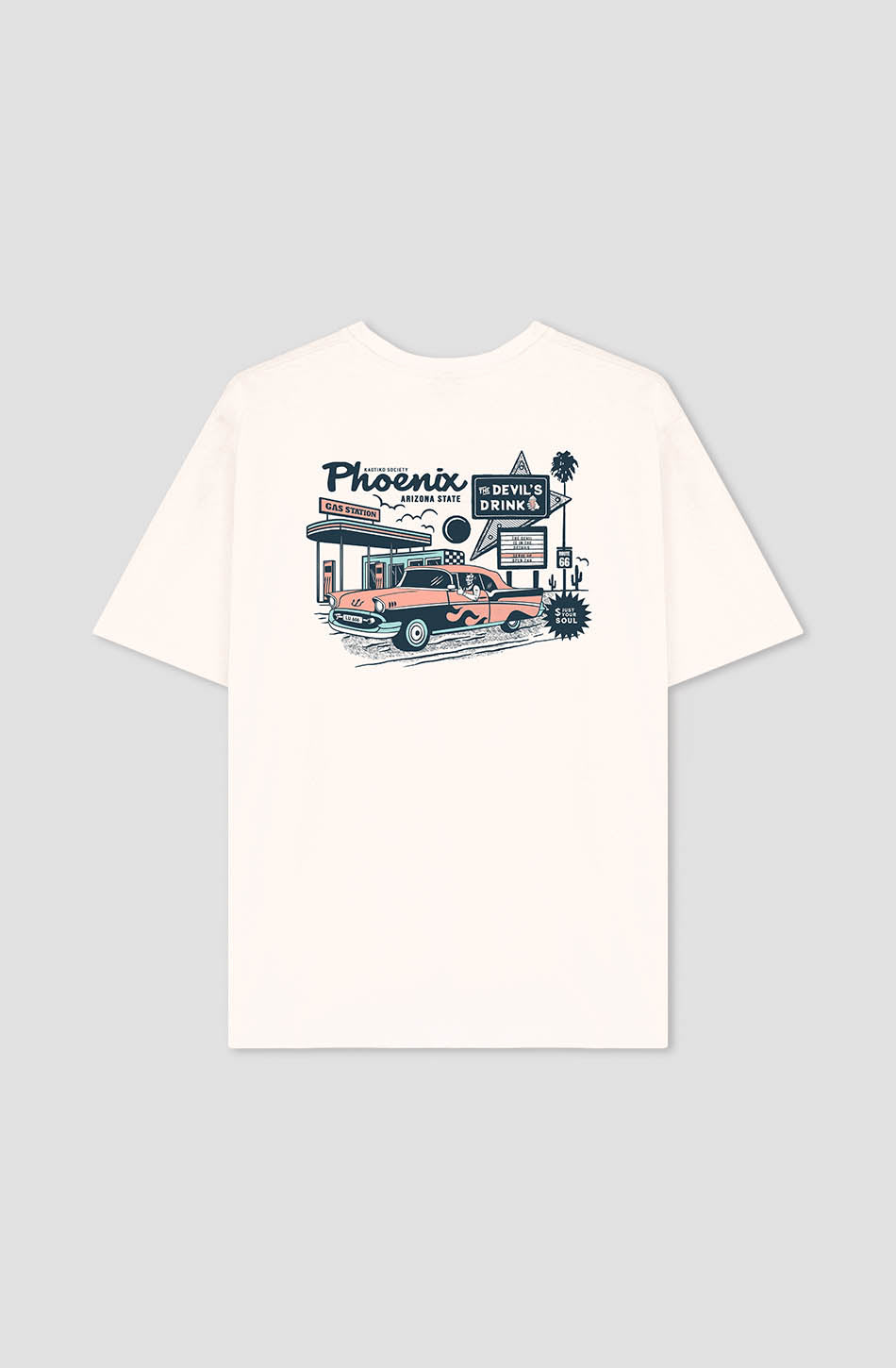 kaotiko Camiseta Gas Station Organic Cotton Grandes ahorros