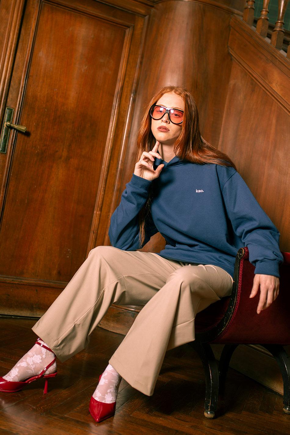 kaotiko Sudadera Ebert Navy Outlet online