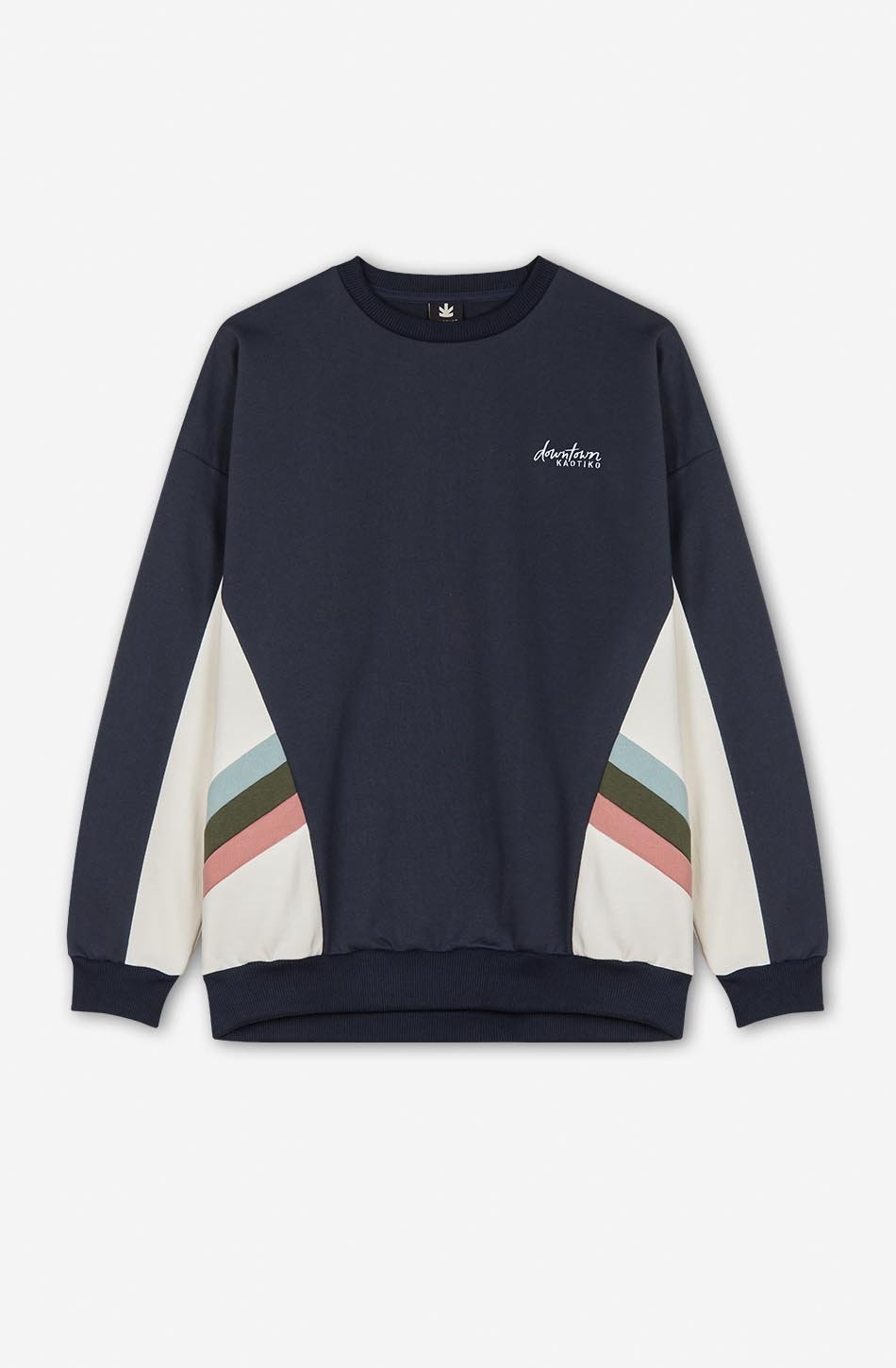 kaotiko Sudadera Munich Navy/ Ivory Ventas relámpago