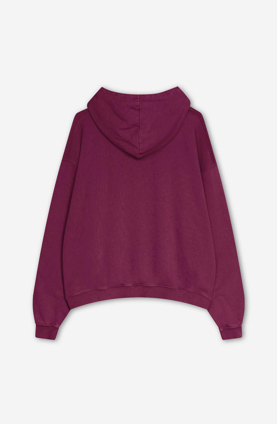 kaotiko Sudadera Washed Broken Heart Wine Tienda