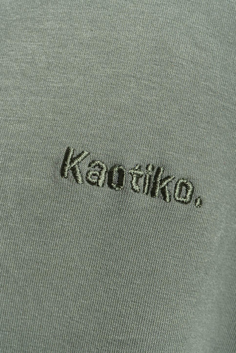 kaotiko Sudadera Dante Interlock Olive Rebajas online