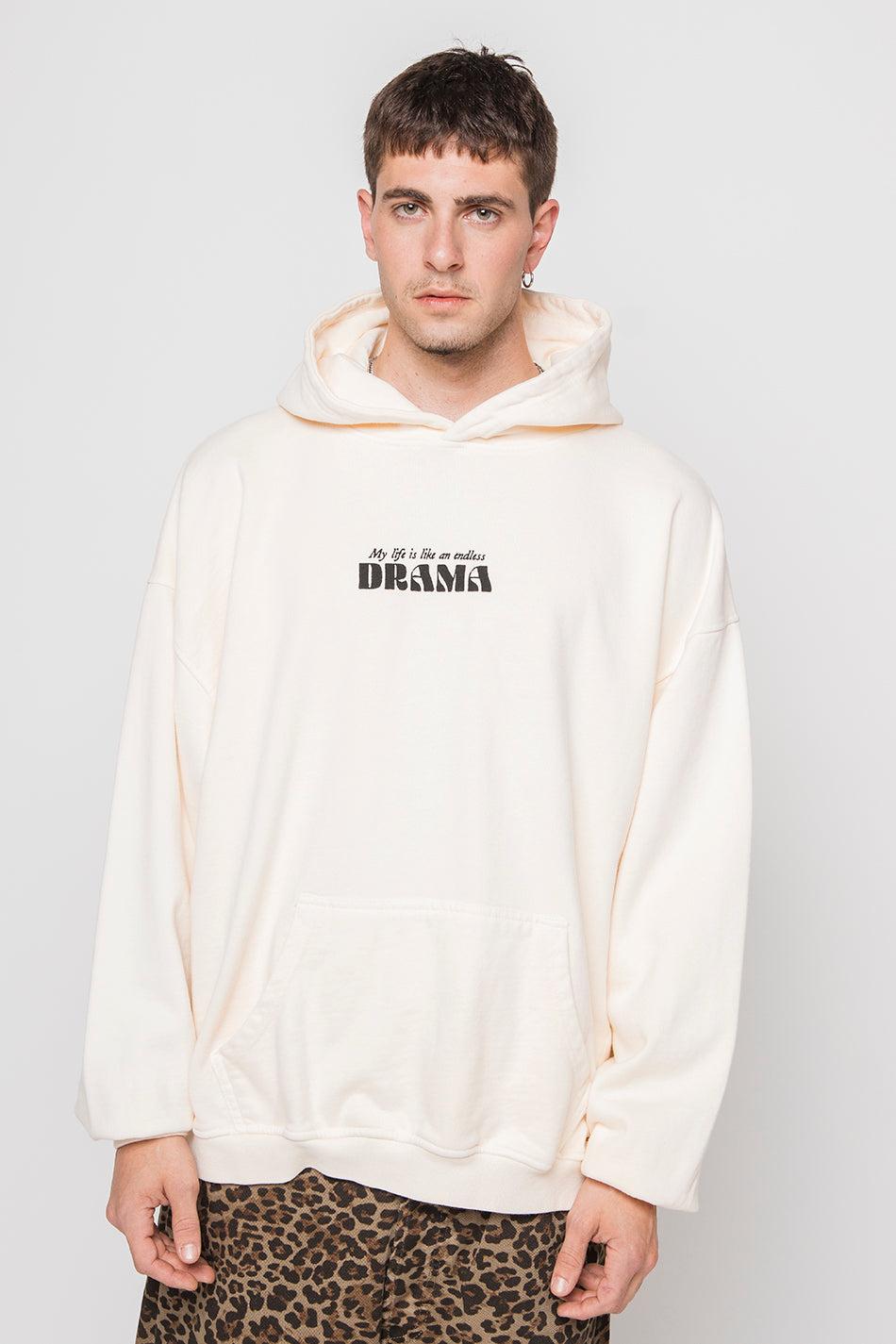 kaotiko Sudadera Washed Drama Ivory Rebajas top