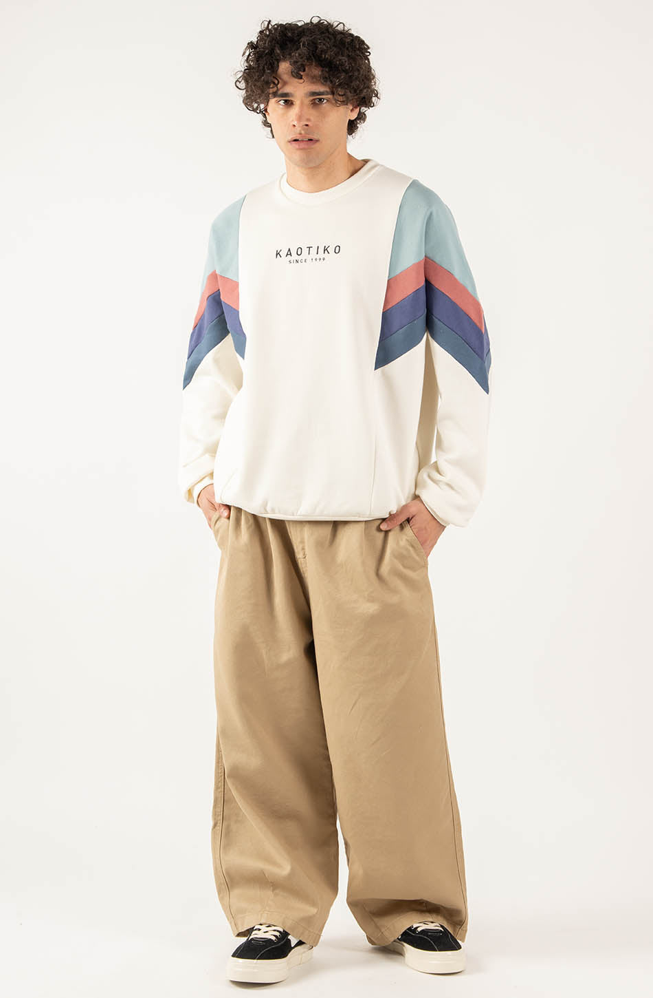 kaotiko Sudadera Seattle Ivory Superdescuento