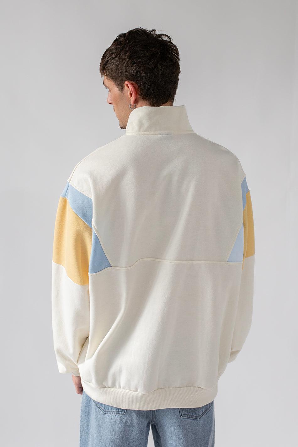 kaotiko Sudadera Arthur Ivory Sky Vanilla Grandes descuentos