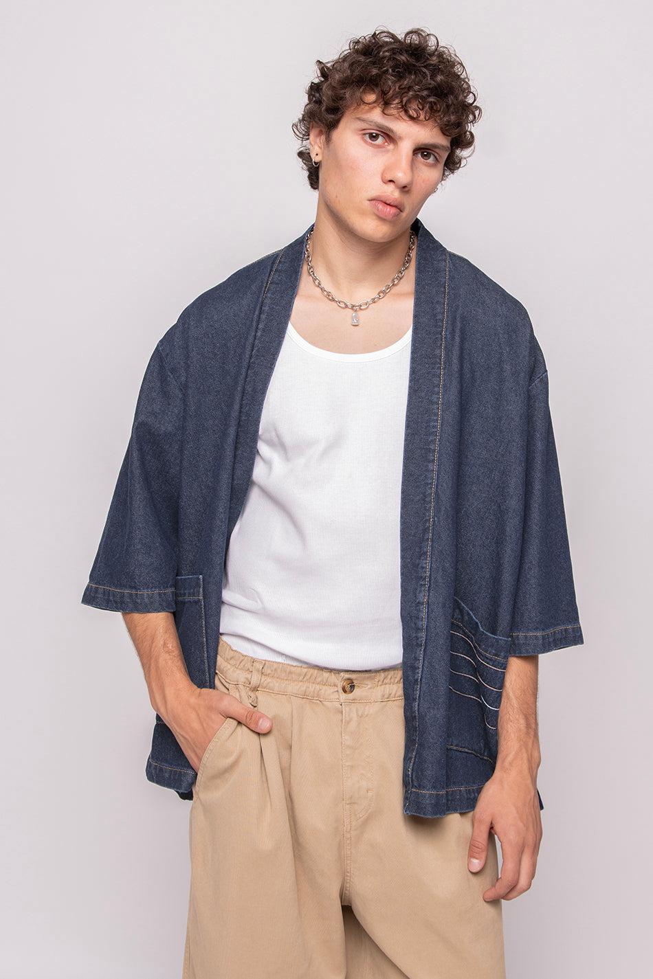 kaotiko Kimono Denim Japanese Precios de Black Friday