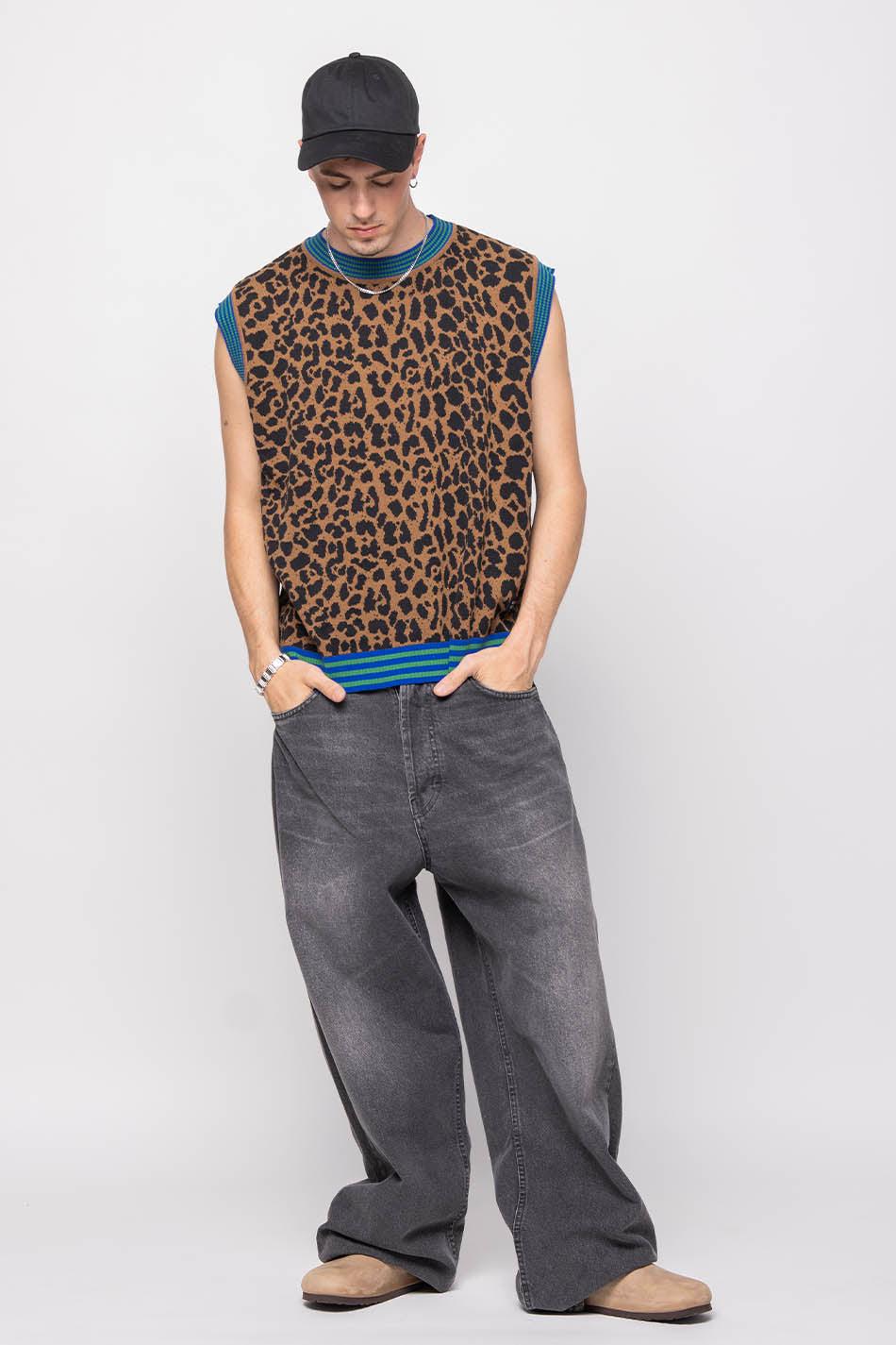 kaotiko Chaleco Burning Rebellion Leopard Descuentos del mes