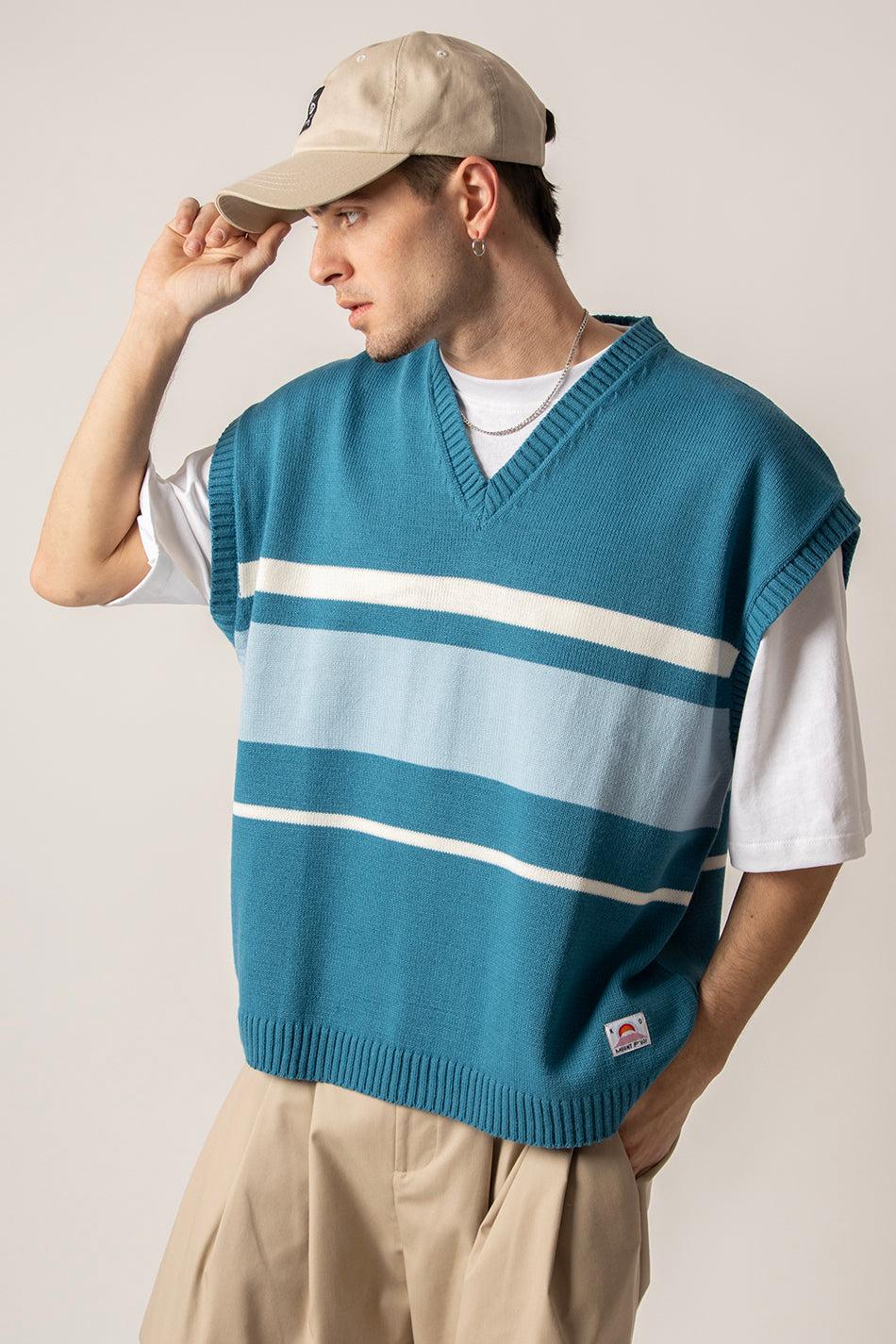 kaotiko Chaleco Stripes Jade Oferta exclusiva