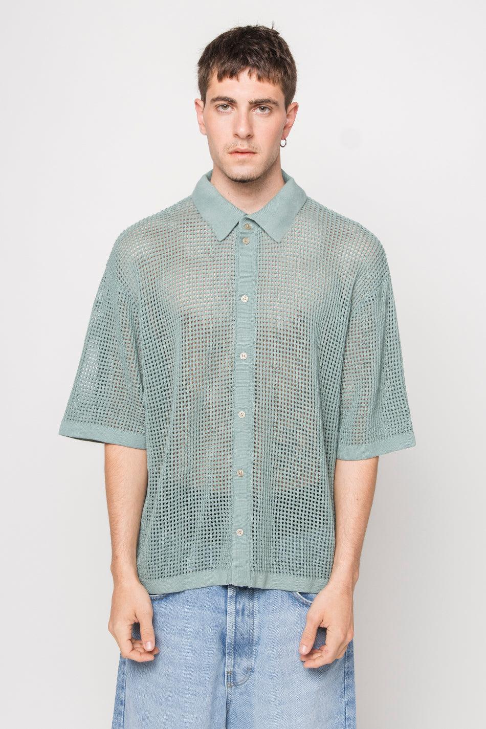 kaotiko Polo Crochet Water Green Devoluciones gratuitas
