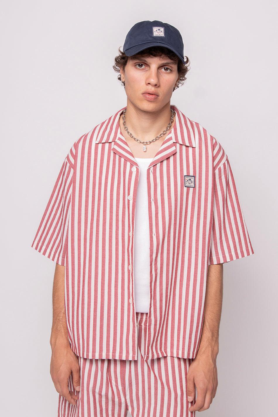 kaotiko Camisa Red Ivory Stripes Sumo 2025