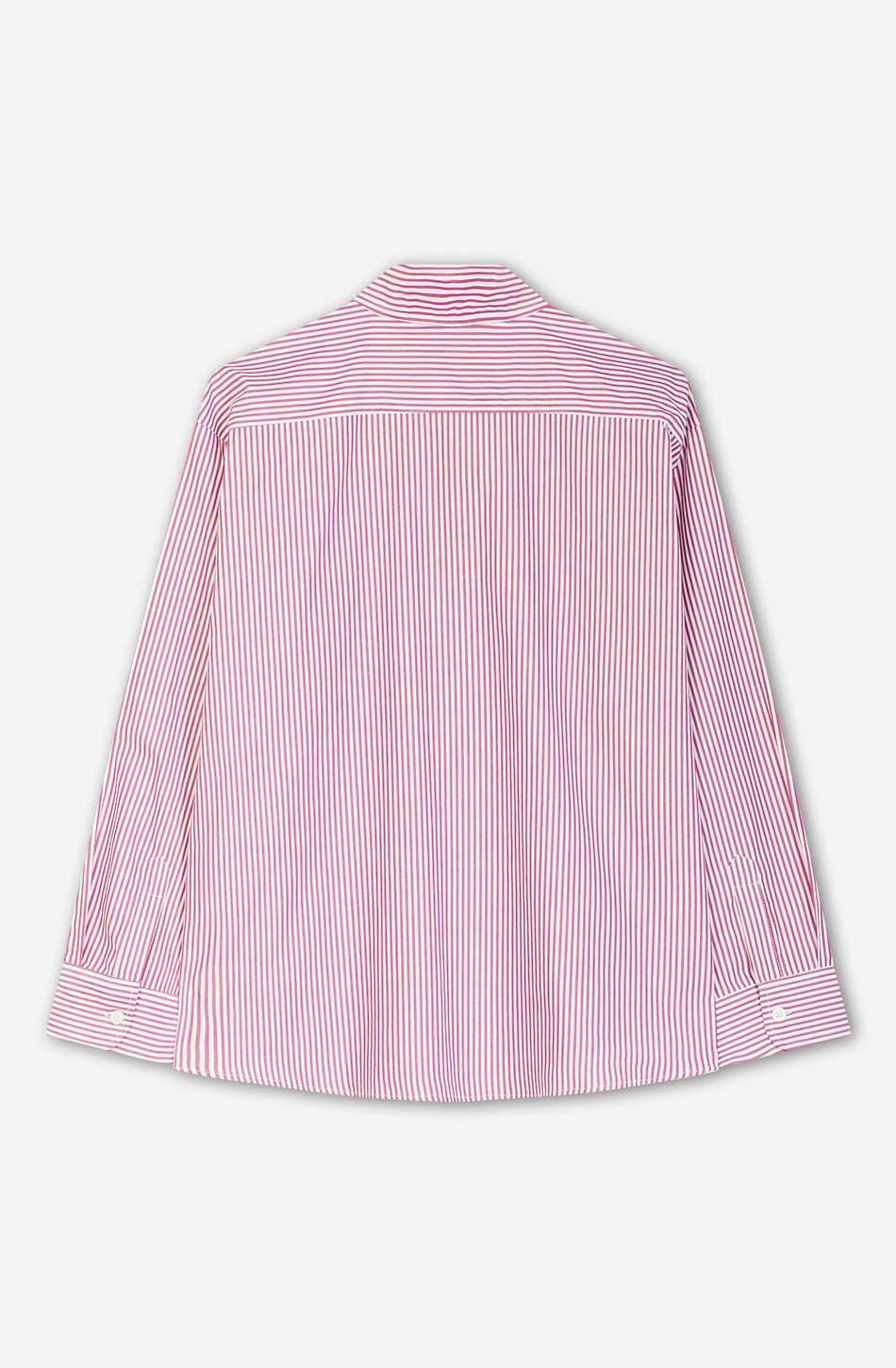 kaotiko Camisa Stripe Hand Heart Kao Ivory/Red Outlet online