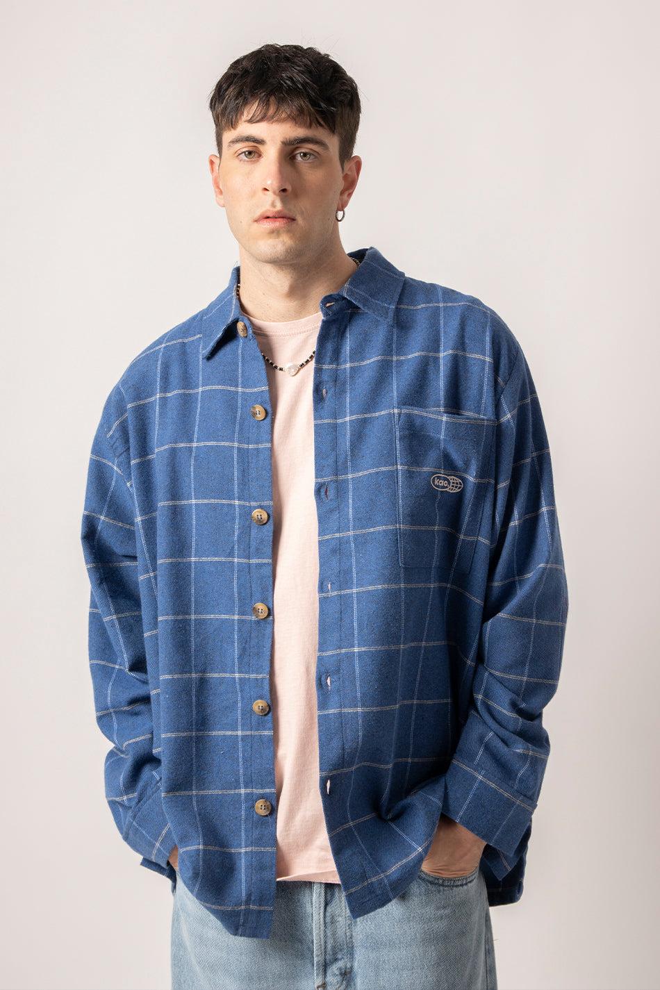 kaotiko Camisa Milton Checked Blue Los más vendidos