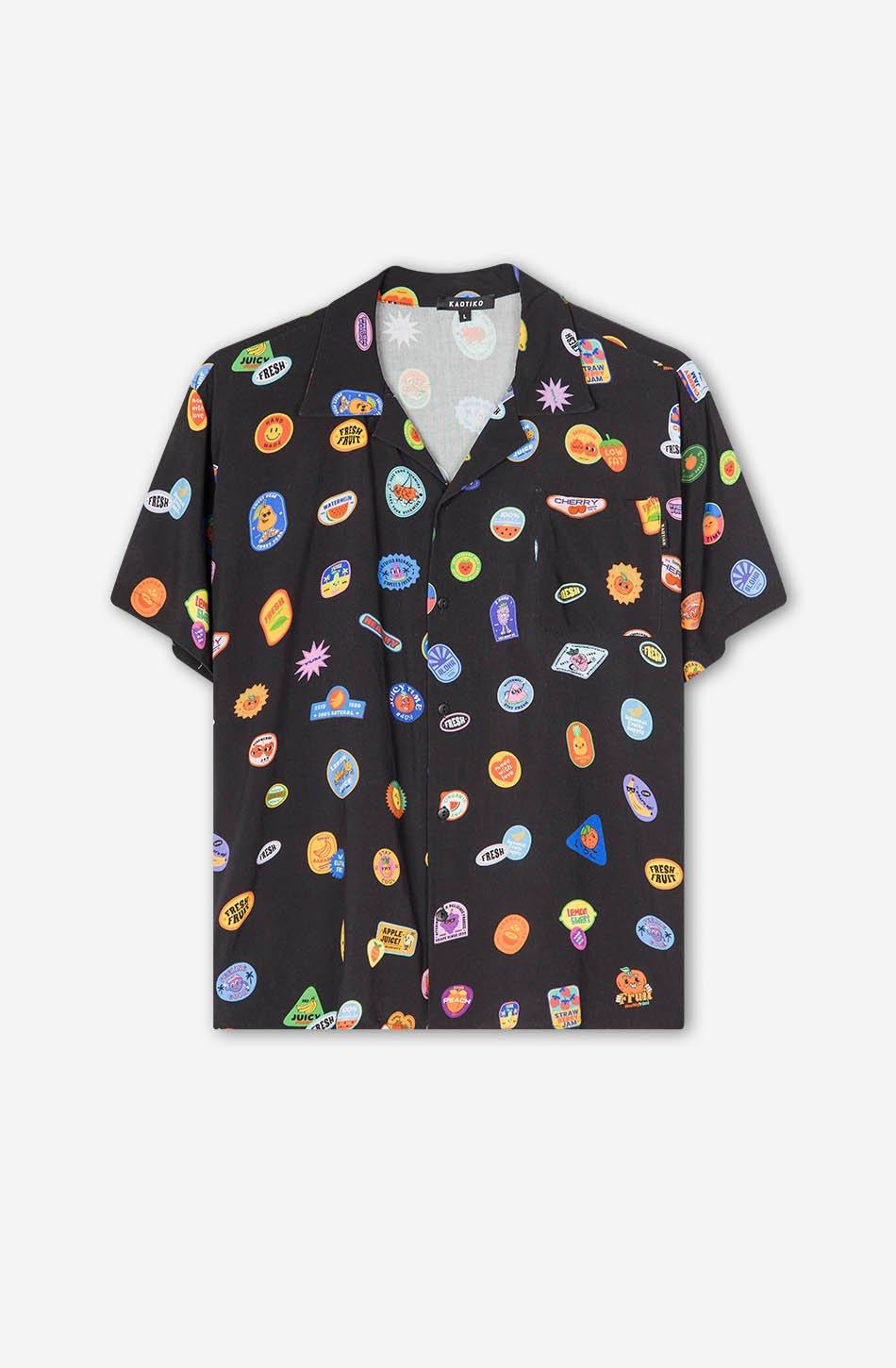kaotiko Camisa Small Fruit Stickers COMPRAR AHORA