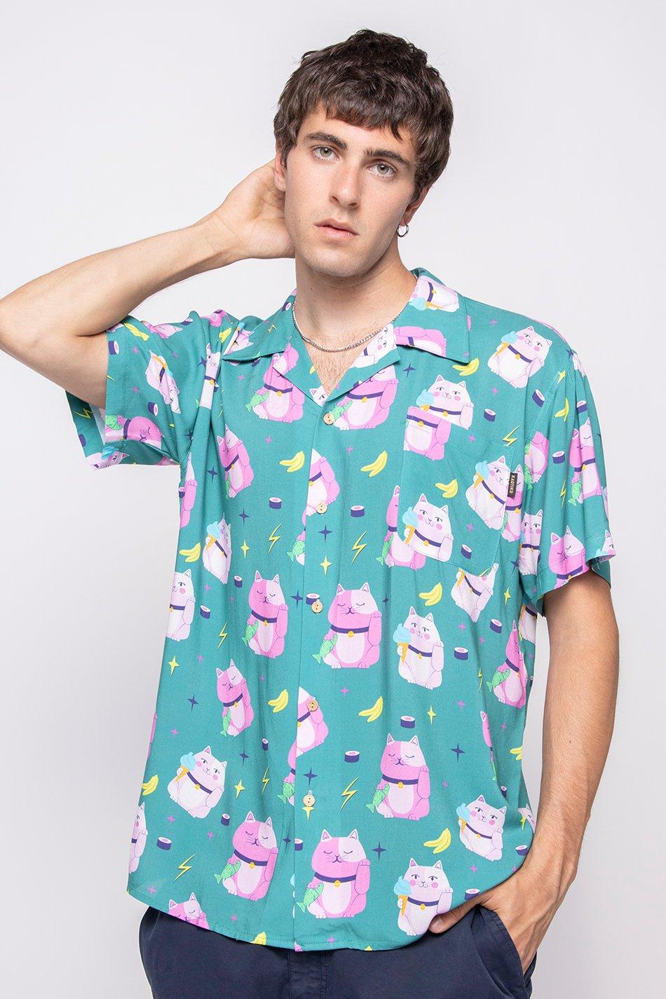 kaotiko Camisa Cats Chinese Jade Último día