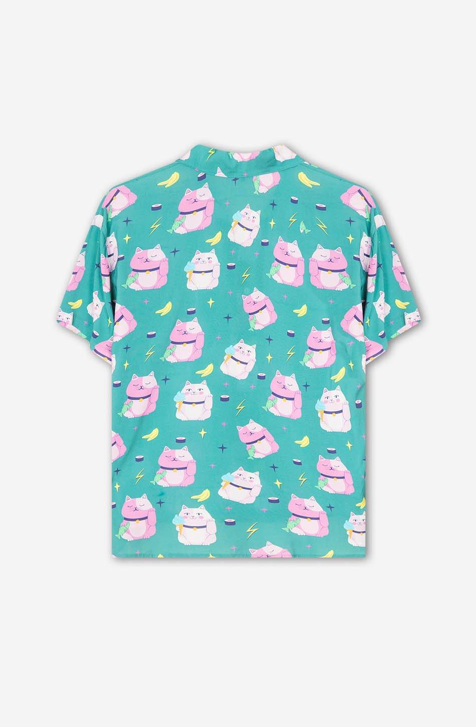 kaotiko Camisa Cats Chinese Jade Último día