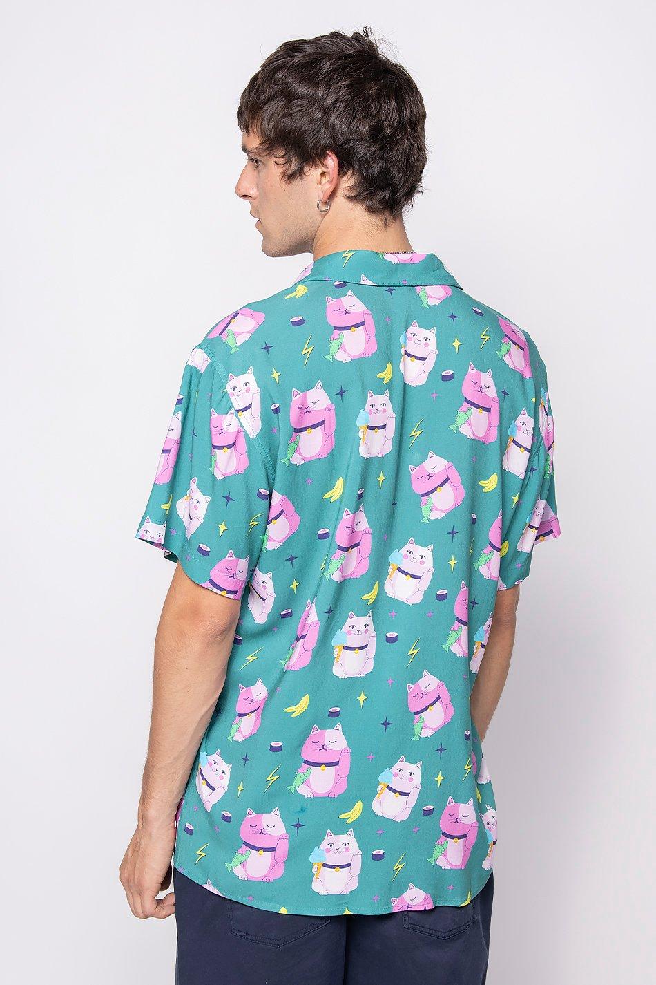 kaotiko Camisa Cats Chinese Jade Último día