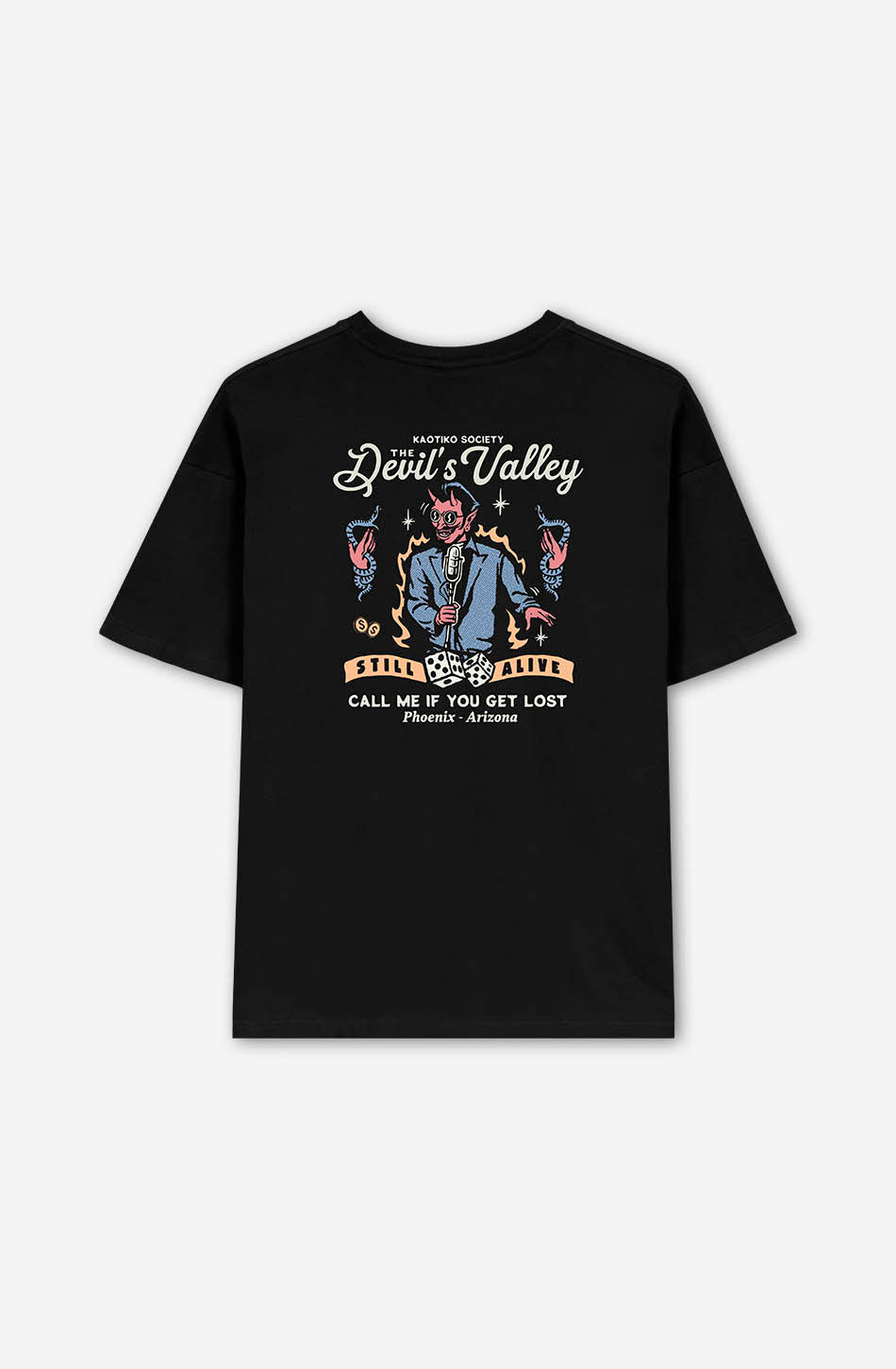 kaotiko Camiseta Still Alive Black Grandes descuentos