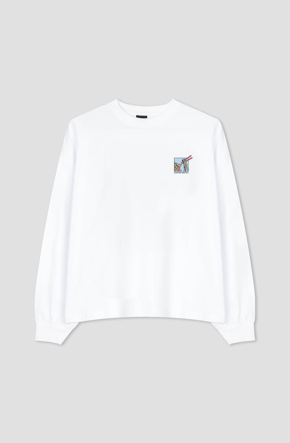 kaotiko Camiseta Japan Life Organic Cotton White Liquidación