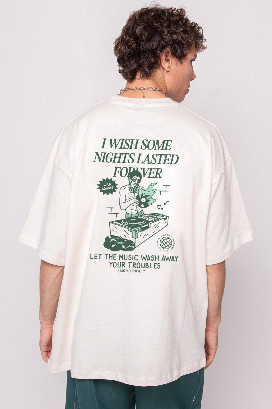 kaotiko Camiseta DJ Music Organic Cotton Libre de impuestos