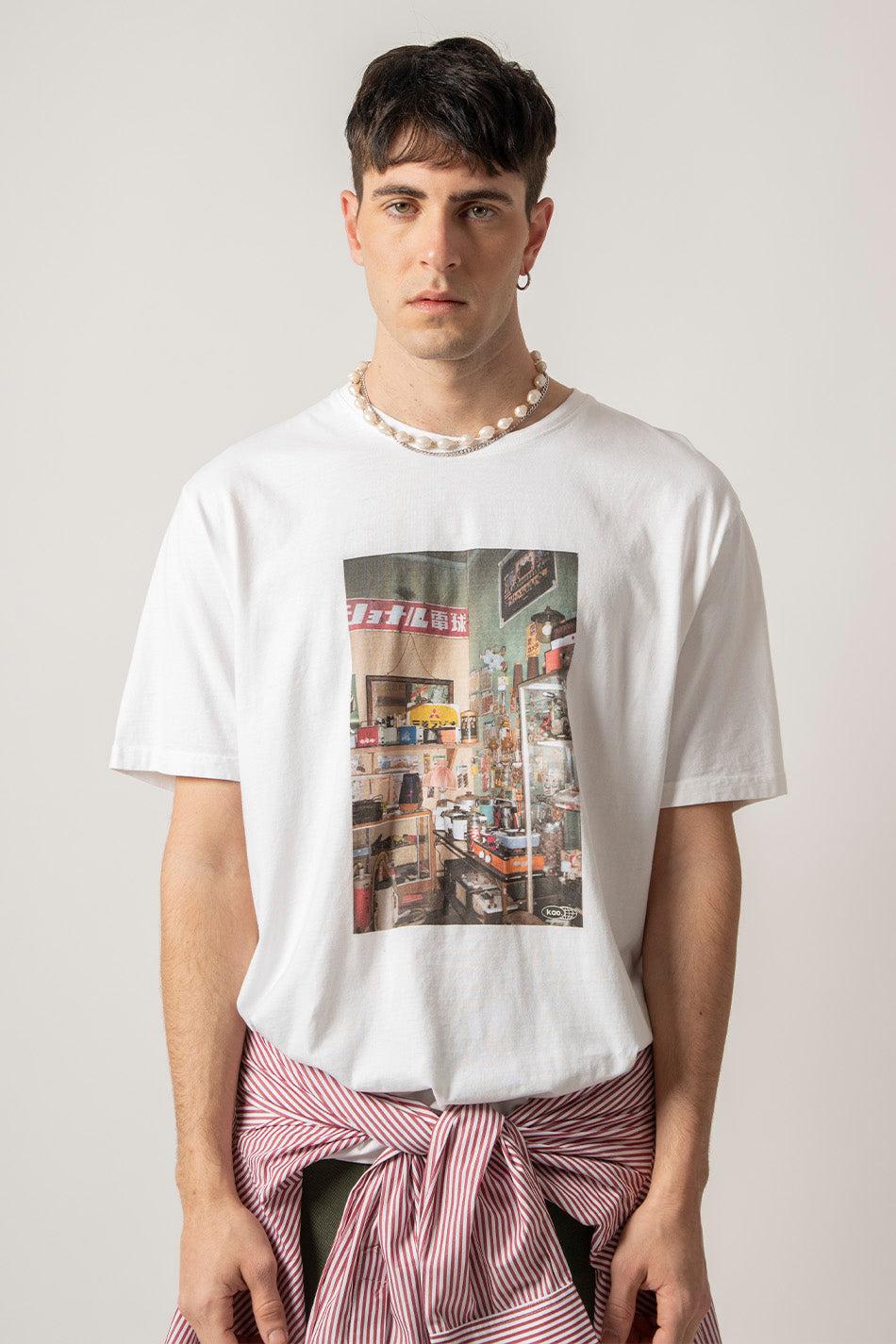 kaotiko Camiseta Washed Takayama White Descuentos del mes