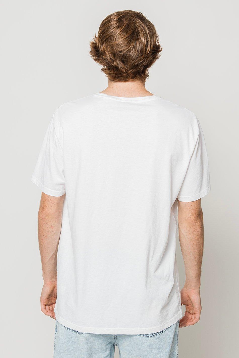 kaotiko Camiseta Washed Fresh White Rebajas de fin de temporada