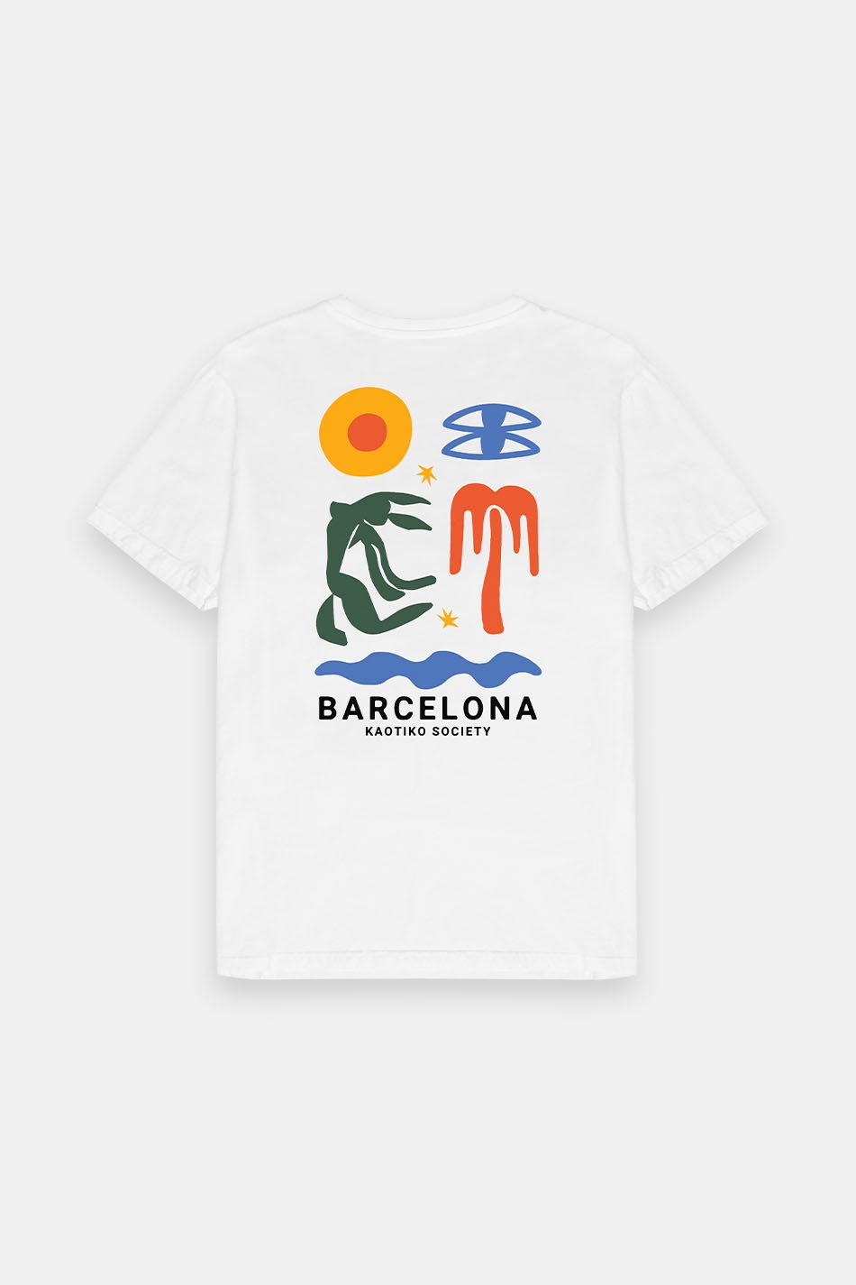 kaotiko Camiseta Washed Barcelona Rebajas