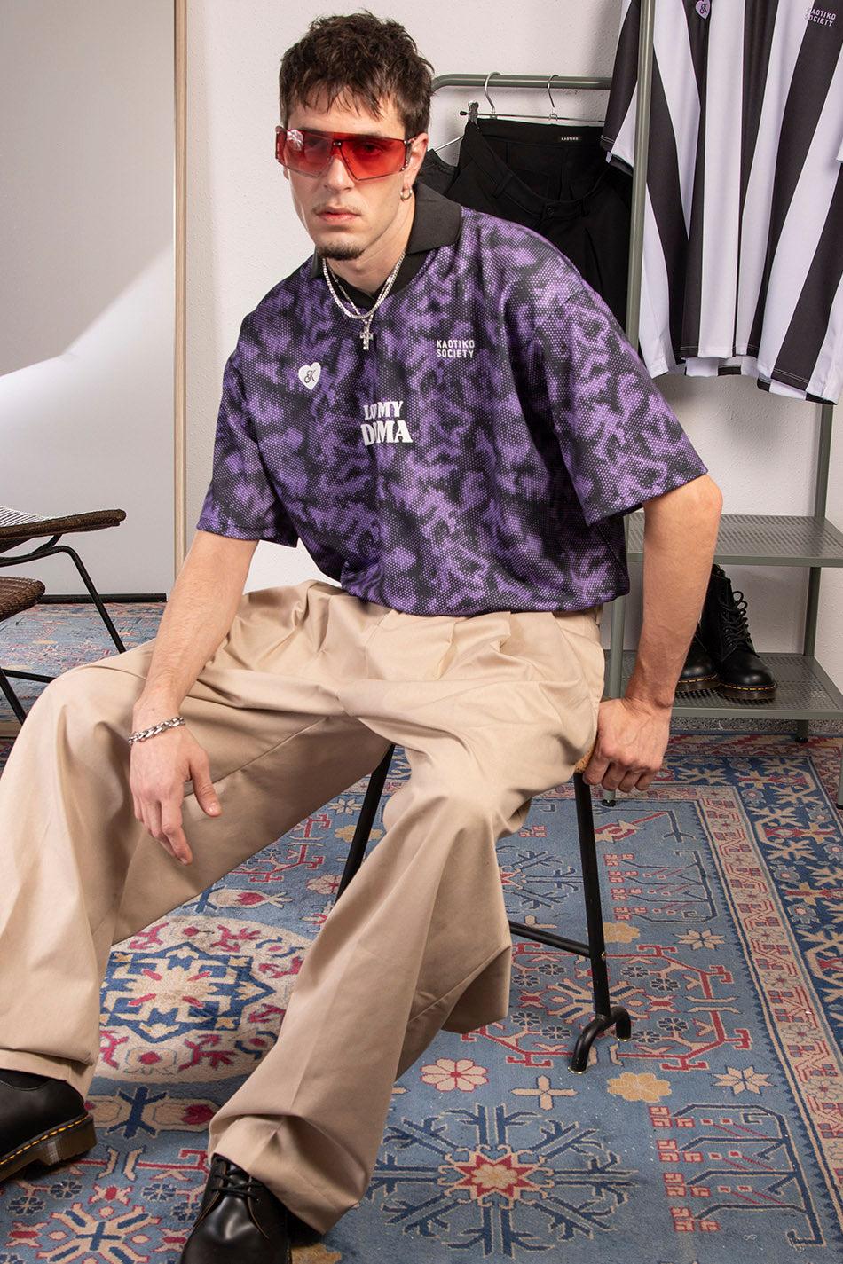 kaotiko Polo Soccer Love My Drama Purple Venta caliente