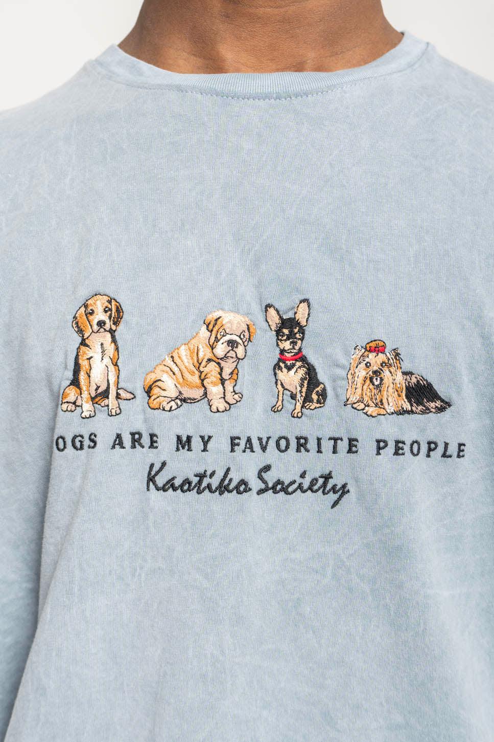 kaotiko Camiseta Washed Puppies Gang Steel En oferta