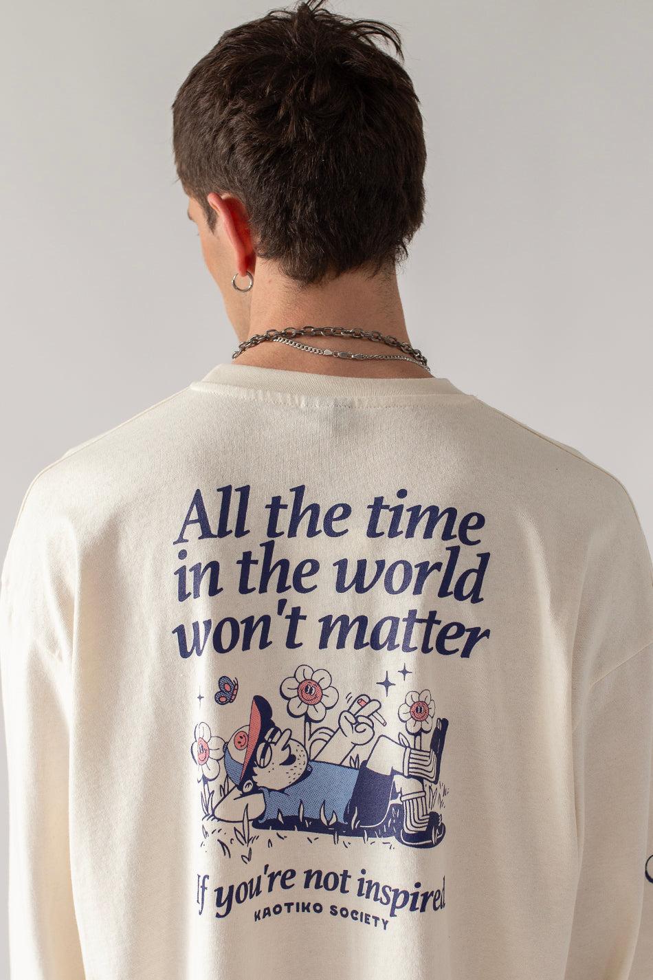 kaotiko Camiseta Organic Cotton All The Time Ivory Tienda