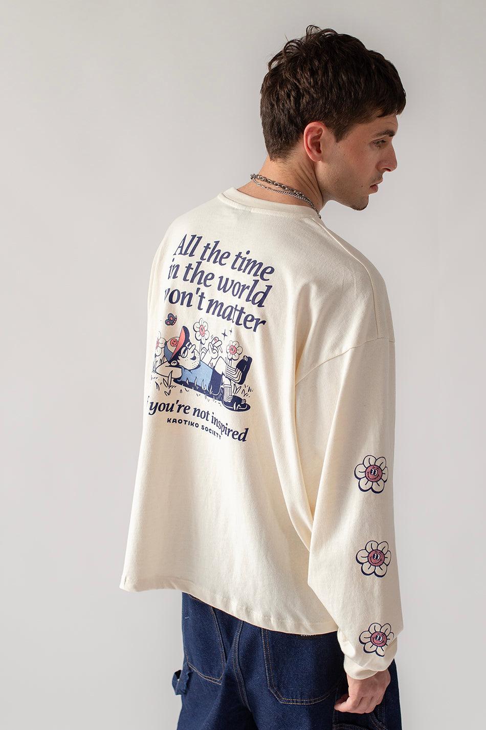 kaotiko Camiseta Organic Cotton All The Time Ivory Tienda