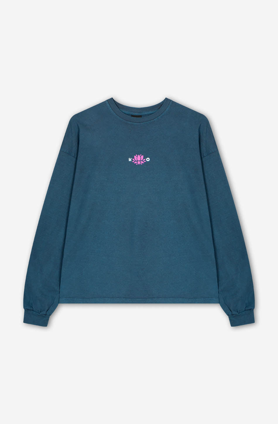 kaotiko Camiseta Washed Lotus Door Navy Tienda