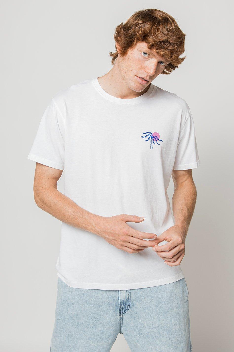 kaotiko Camiseta Washed Serving Good White Liquidación