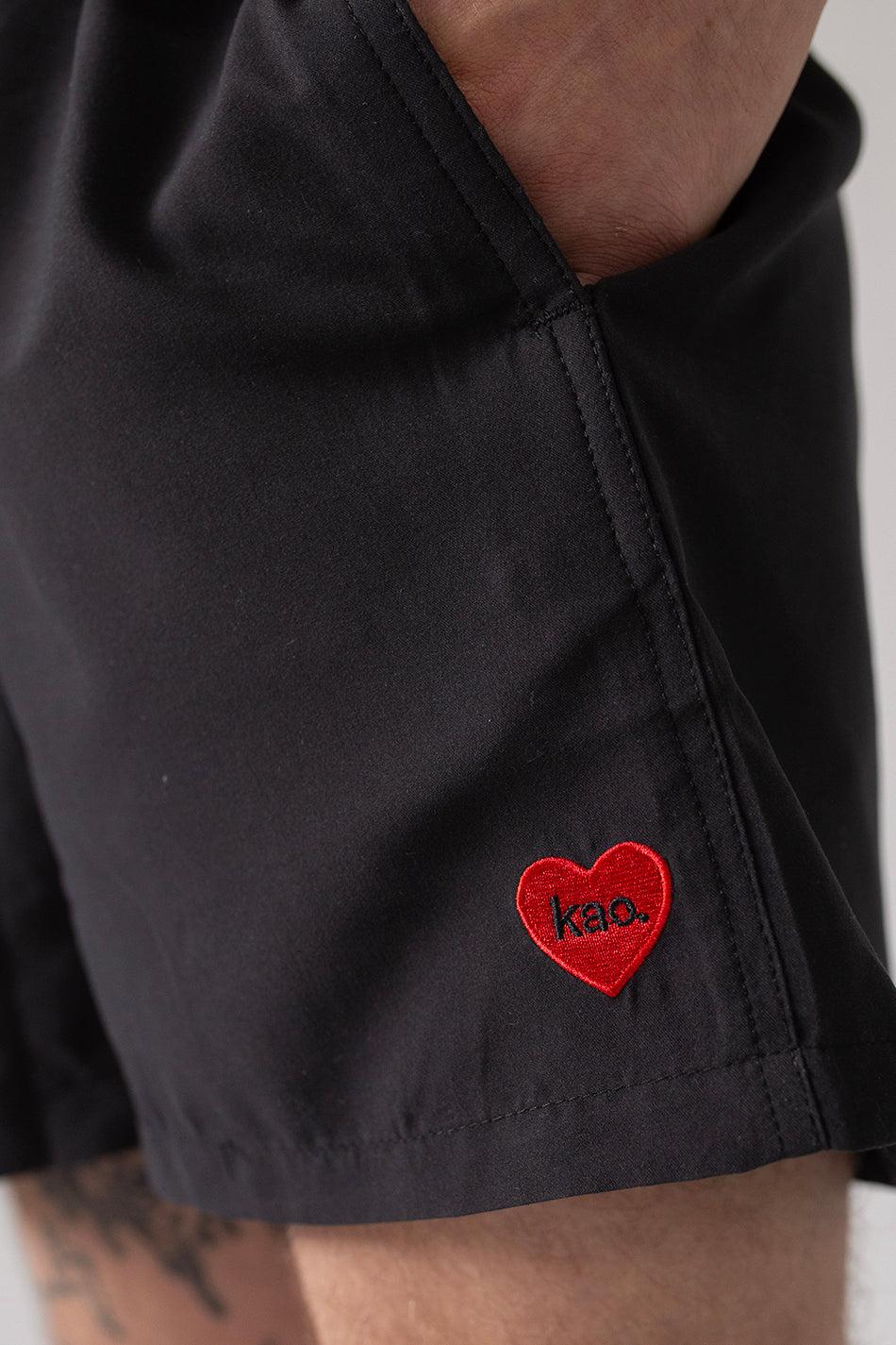 kaotiko Bañador Belt Heart Kao Black Envío gratis