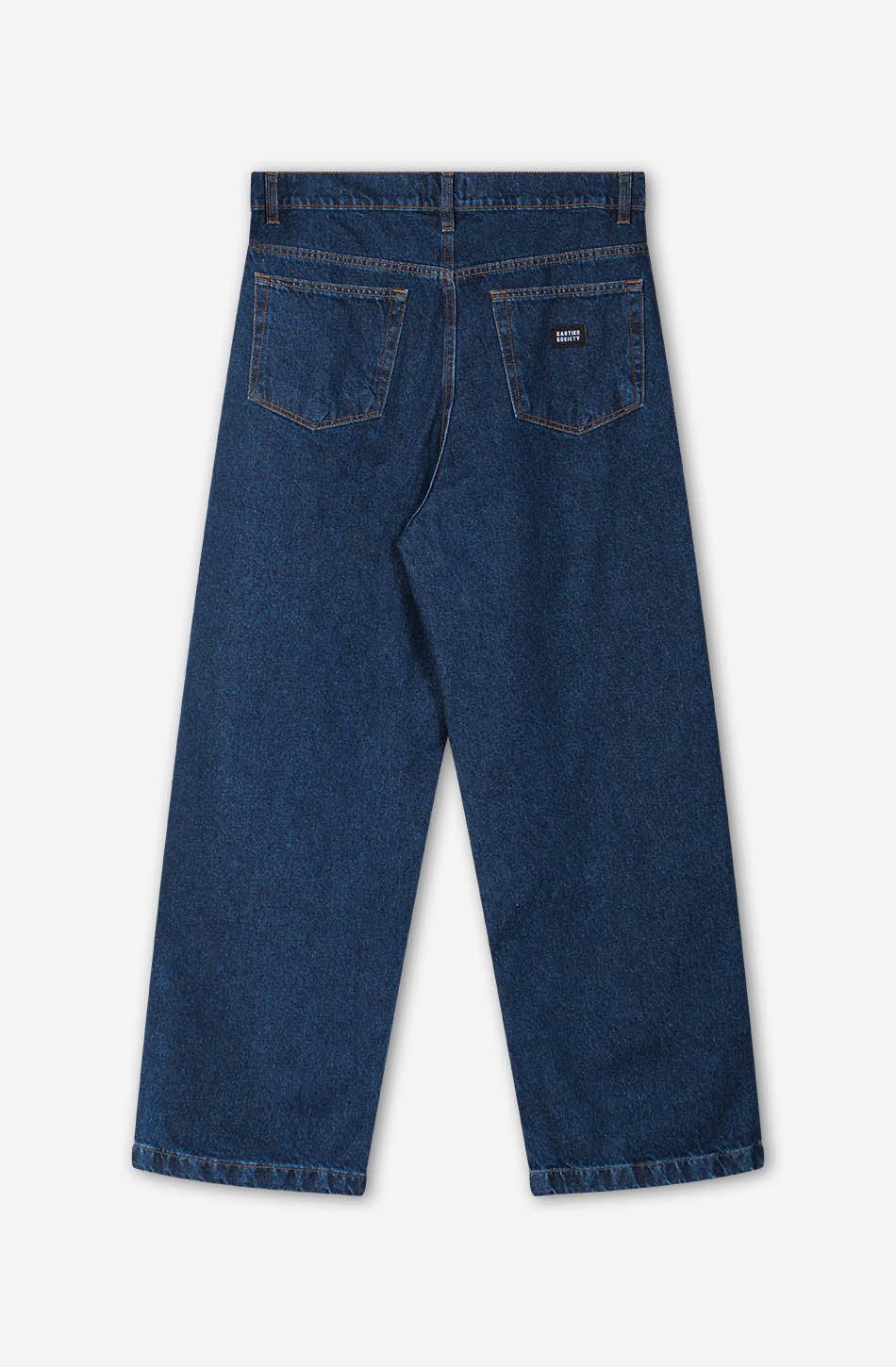 kaotiko Pantalón Stuttgart Wide Leg Dark Denim Promoción por tiempo limitado
