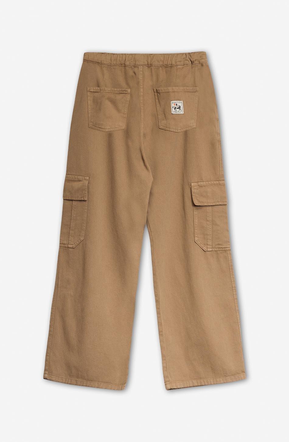 kaotiko Pantalón Casual Cargo Pocket Toast Liquidación