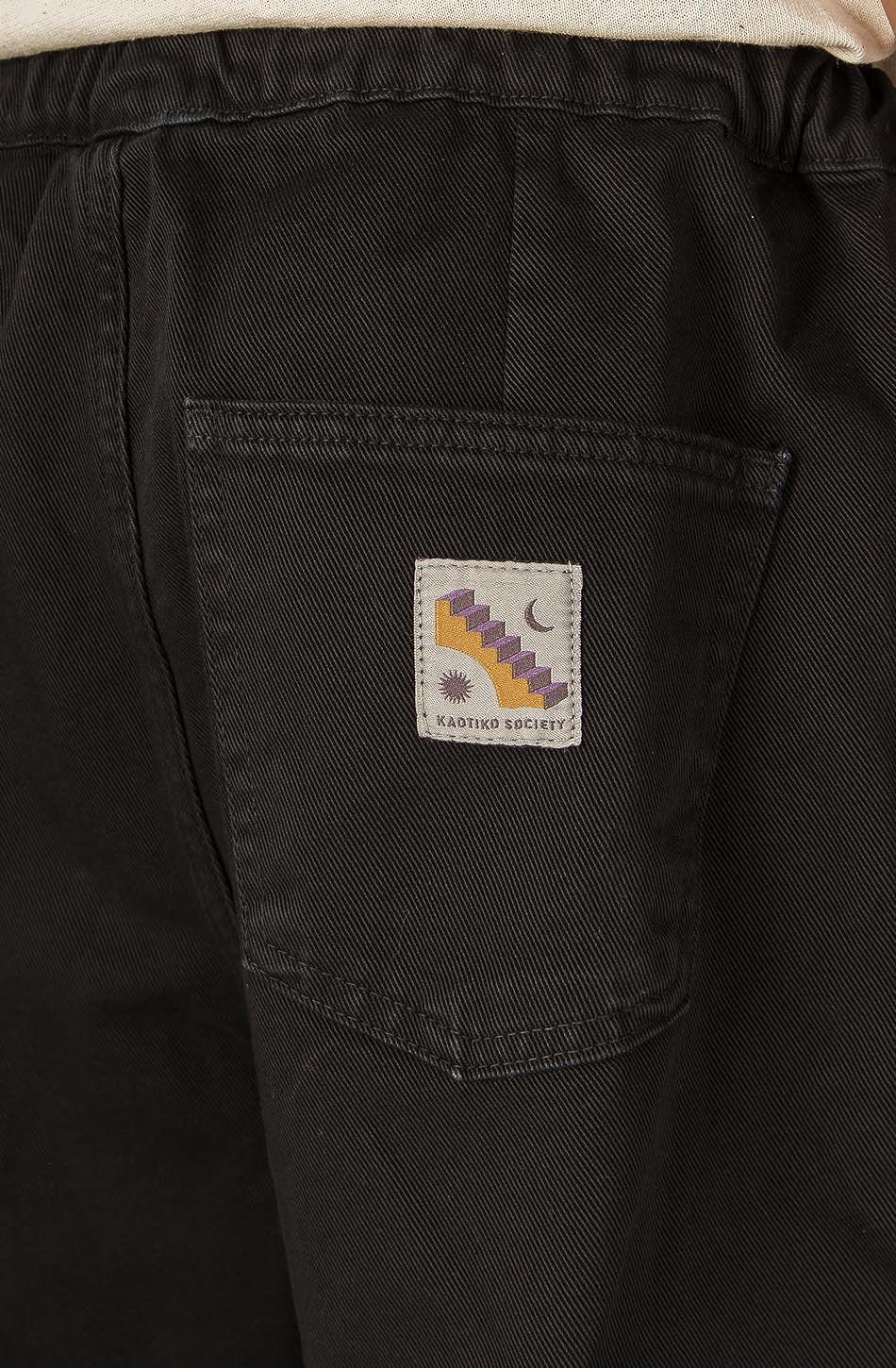 kaotiko Pantalón Casual Denim Black Envío internacional gratuito