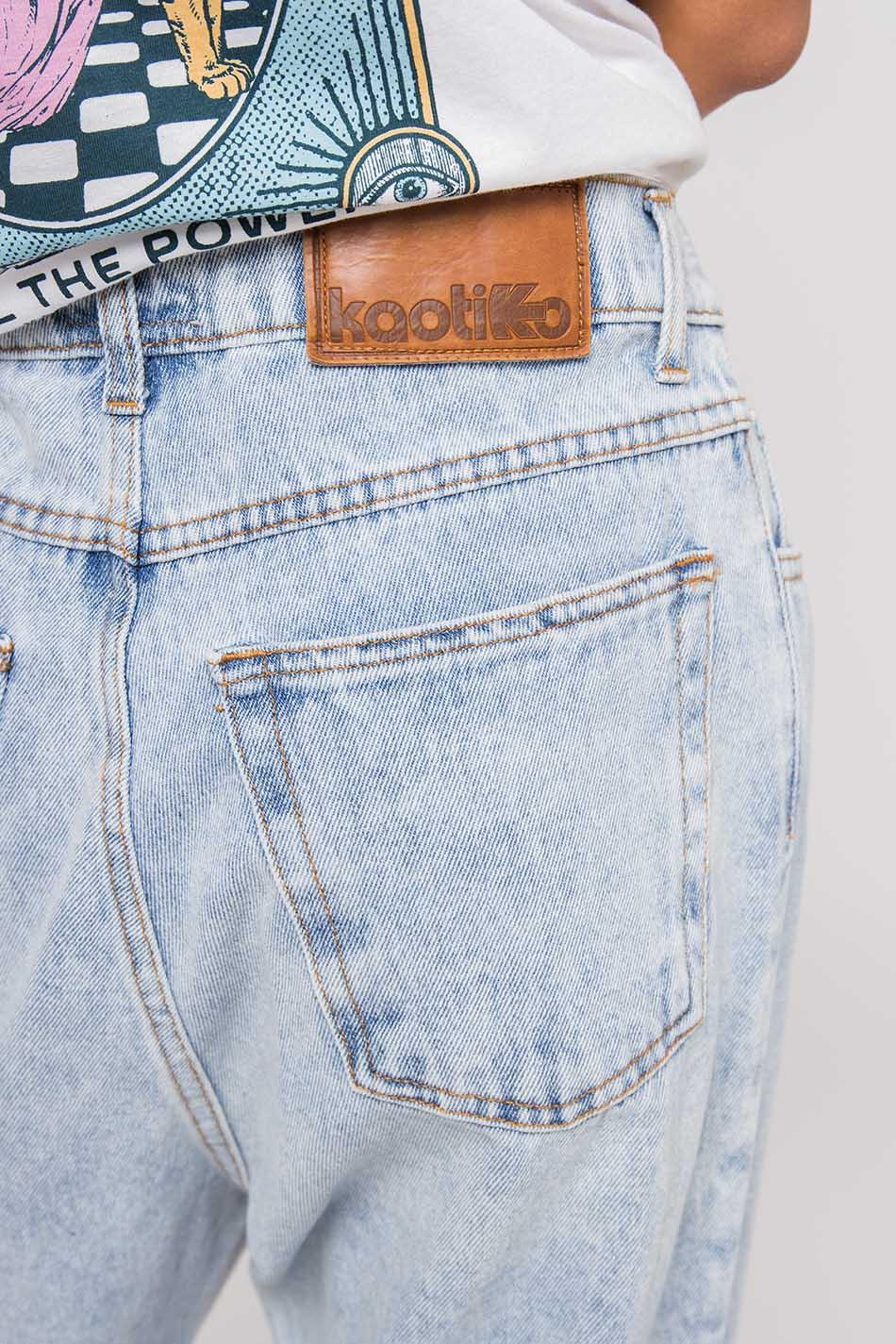 kaotiko Pantalón Regular Cropped Tienda de fábrica