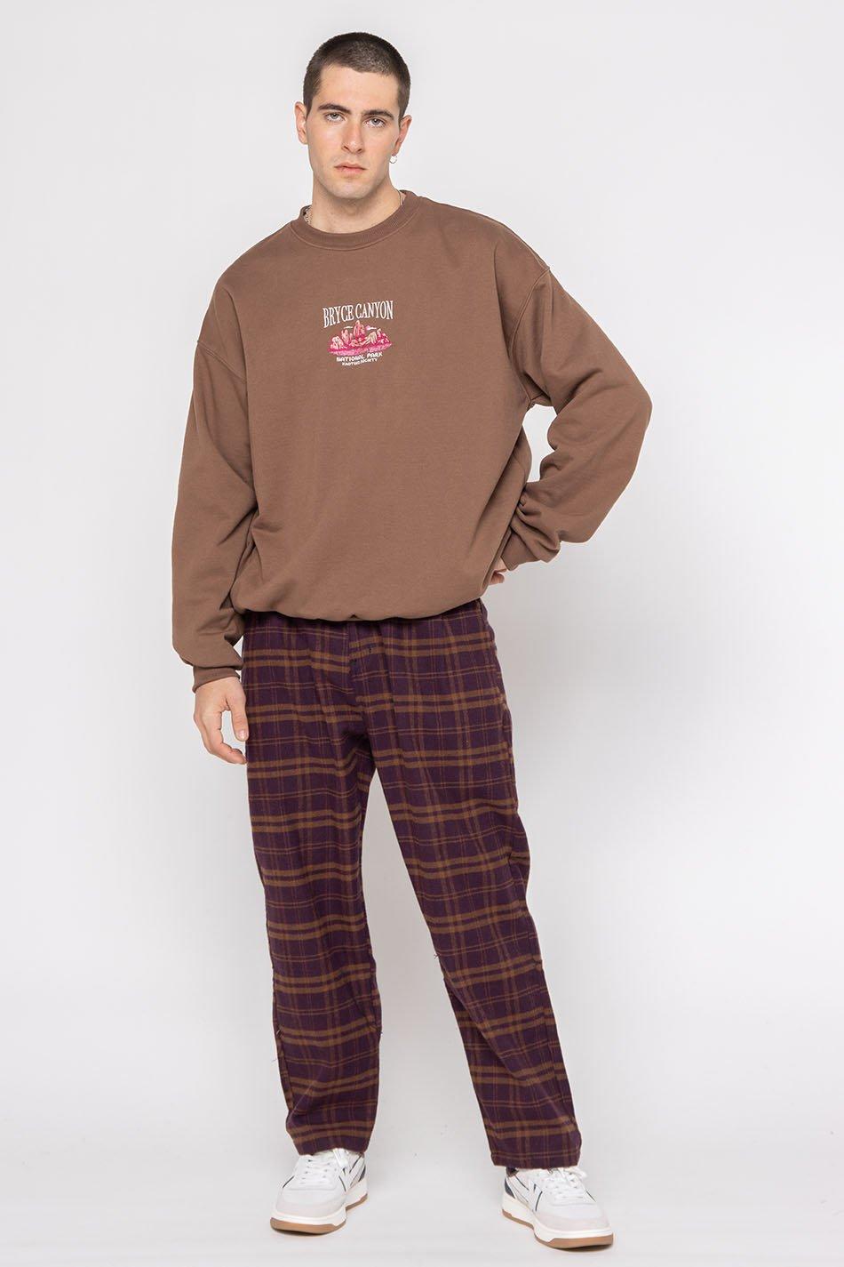 kaotiko Pantalón Habana Tagid Check Garnet Precio ultrabajo