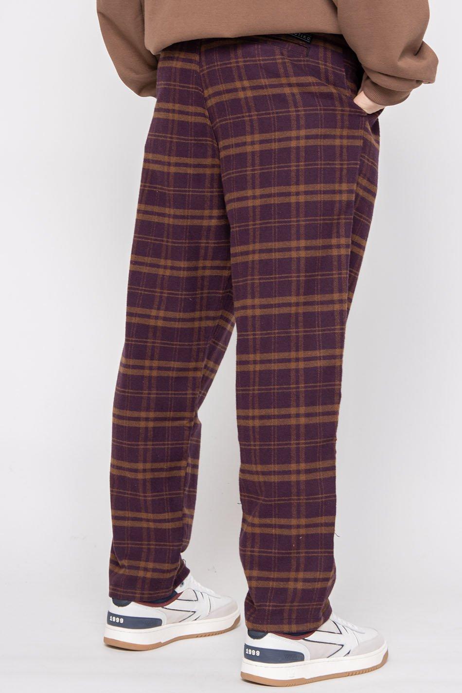 kaotiko Pantalón Habana Tagid Check Garnet Precio ultrabajo