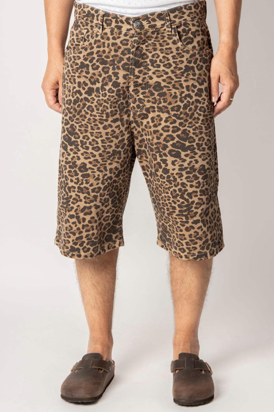 kaotiko Bermuda Loose Leopard Brown En línea